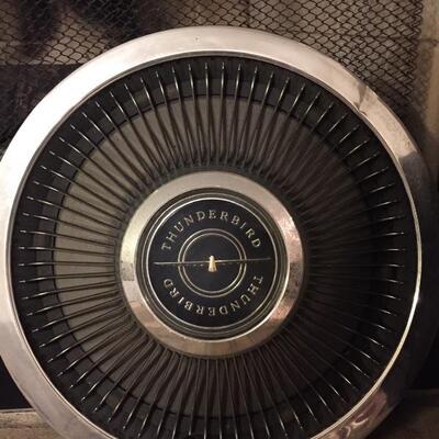 Vintage Thunderbird hubcap