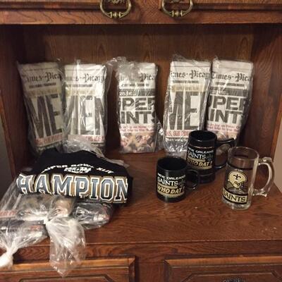 Saints memorabilia