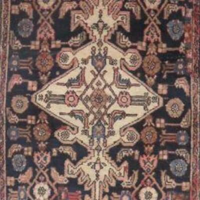 Persian hamedan Vintage Rug 8'10
