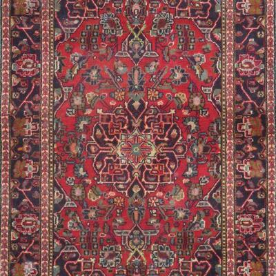 Persian hamedan Vintage Rug 5'7