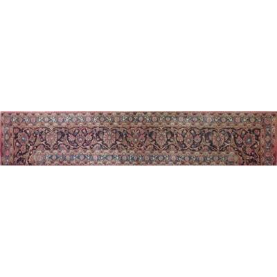 Persian mashhad Vintage Rug 9'5