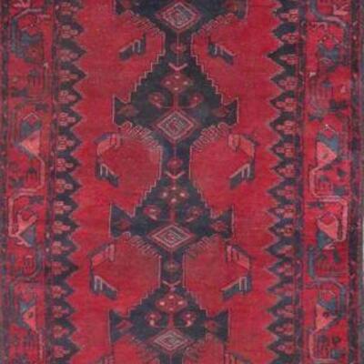 Persian hamedan Vintage Rug 10'2