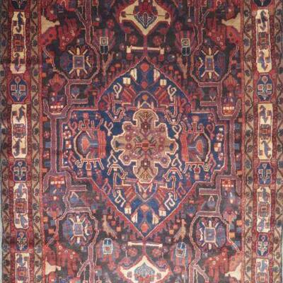 Persian hamedan Vintage Rug 9'9
