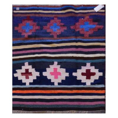 PERSIAN VINTAGE KILIM 138x115cm, ABC1896, $339