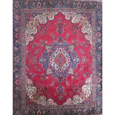 Persian tabriz Vintage Rug 8'5