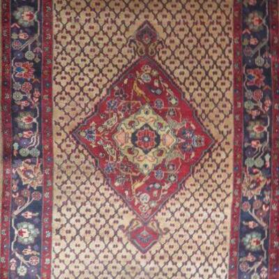 Persian hamedan Vintage Rug 10'1