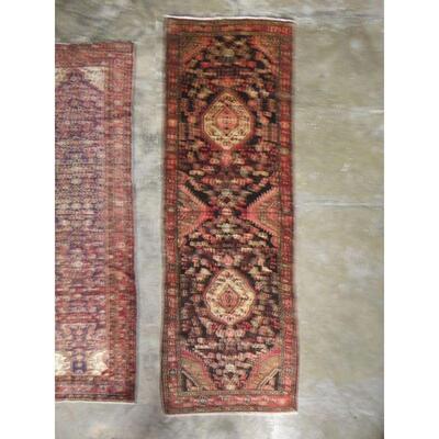Persian hamedan Vintage Rug 10'6