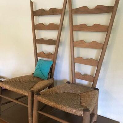 Antique Woven Chairs