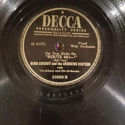 Vintage '78 albums- Bing Crosby & The Andrew Sisters