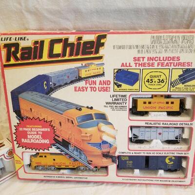 Vintage toy train set