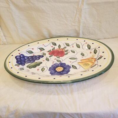 large oval serving tray