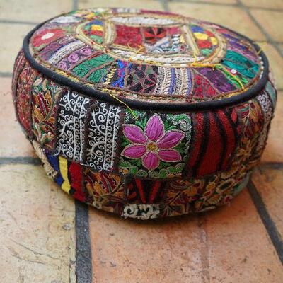 Rajasthani pouf