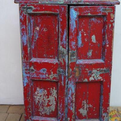 Hand made / painted Morrocan cabinet