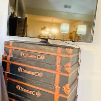 Vintage luggage table