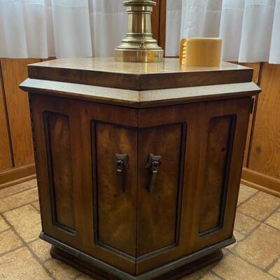 1973 Hexagon End Table - $30 - 23" Wide x 23" High x 23" Deep