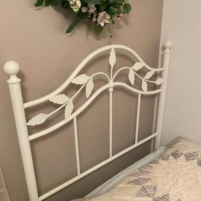 2x Metal Twin Beds - $120 each - Frame & Mattress 