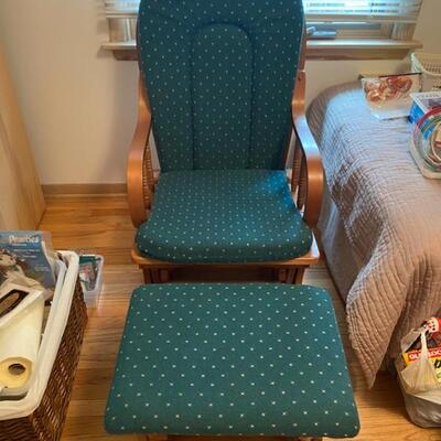 Vintage Glider w/ Gliding Foot Rest - $80