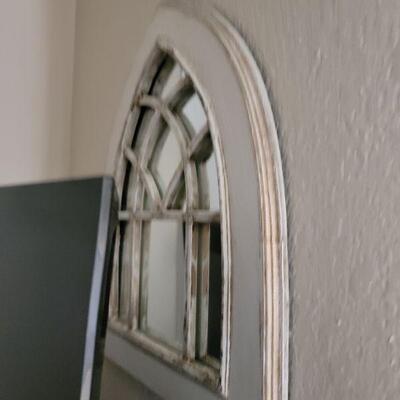 Faux window frame decor