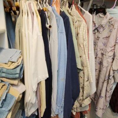 Various men's shirts