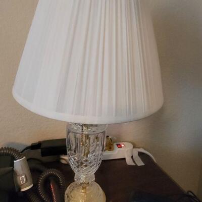 Retro crystal table lamp