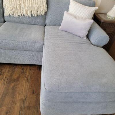 Gray sectional sofa