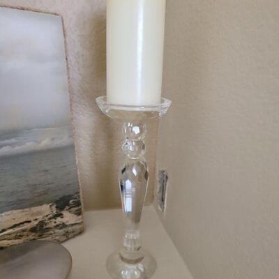 Crystal candleholder