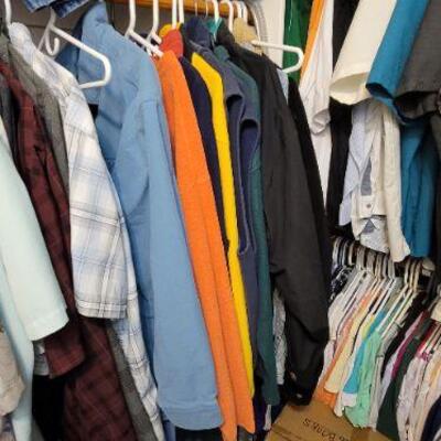 Assorted men's shirts