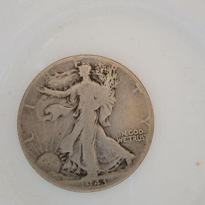 1943 vintage half dollar 