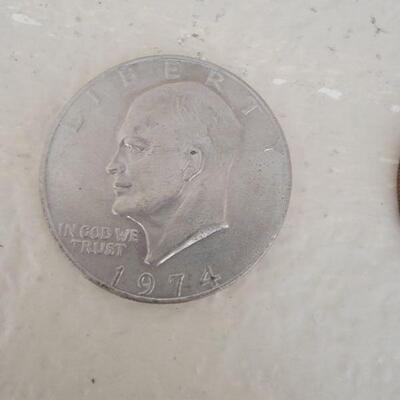 1974 silver dollar