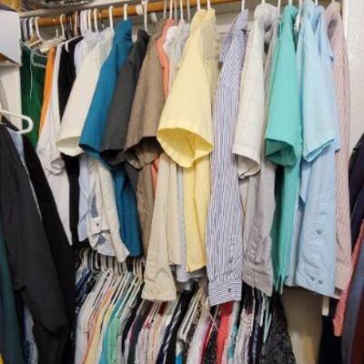 Assorted men's shirts