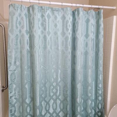 Luxury fabric shower curtains