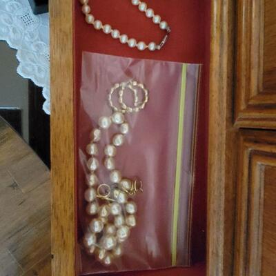 Pearl necklaces