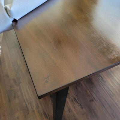 Wood dining table