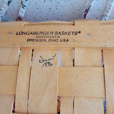 Longaberger wood basket