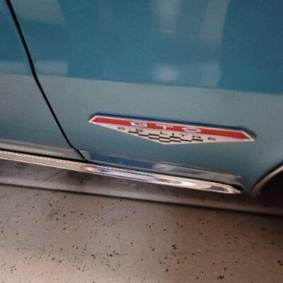 1965 Pontiac GTO label detail