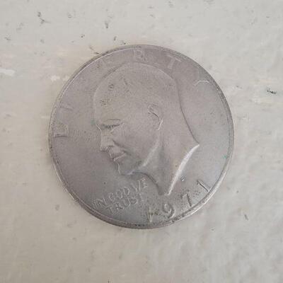 1971 Silver dollar 