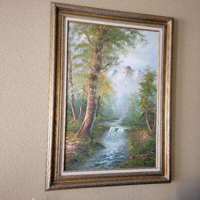 Painting of the woods