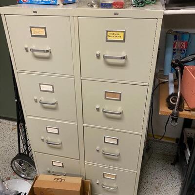 Classic eight drawer file cabinet