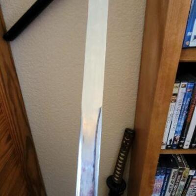 Samurai sword blade (detail)
