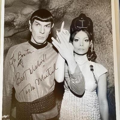 T'PRING Arlene(Tasha) Martel autograph Star Trek 