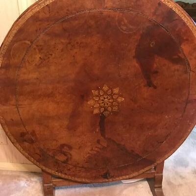 Antique Flip Top Table