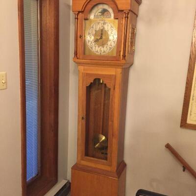 Tall Case Clock, German Movement case by Charles Solt, Middletown, MD