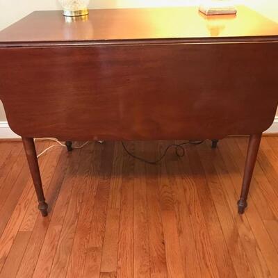 Drop leaf table with drawer $375
21
