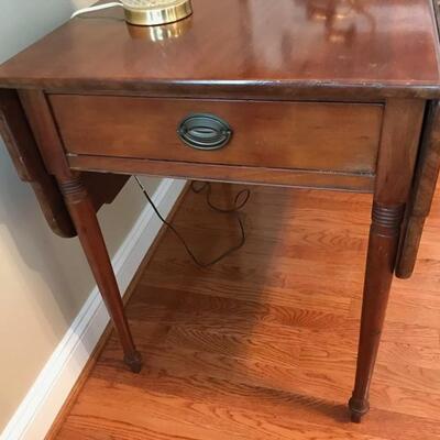 Drop leaf table with drawer $375
21