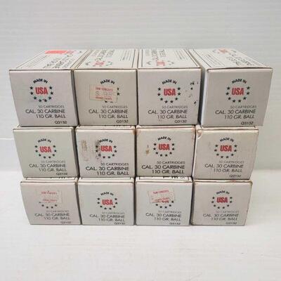#8014 â€¢ Approx: 600 Rounds Of 30 Carbine