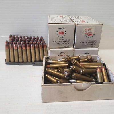 #8022 â€¢ Approx 184 Rounds Of .30 Carbine