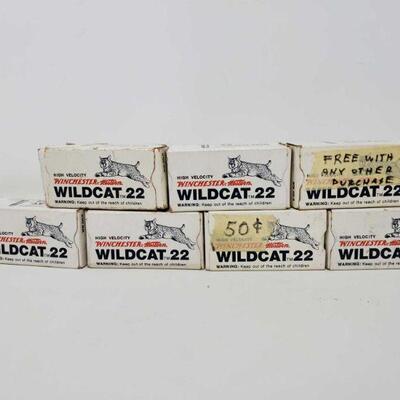
#8630 â€¢ Approx 320 Rounds Of Winchester Wildcat .22 LR 40 Grain