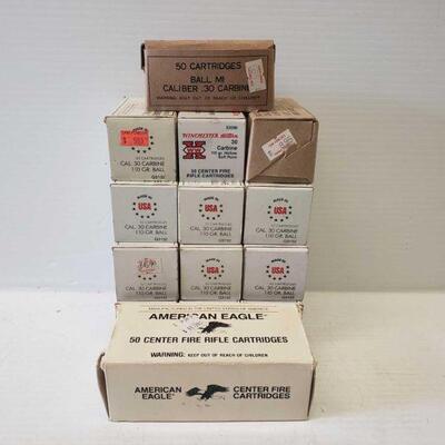 #8016 â€¢ Approx: 668 Rounds Of .30 Carbine
