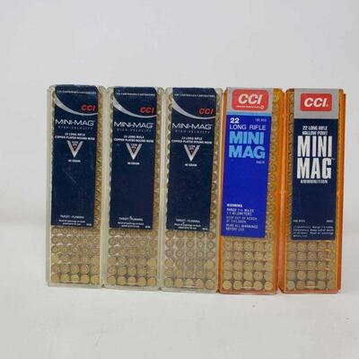 
#8644 â€¢ 400 Rounds Of .22 LR 40 Grain, 100 Rounds Of CCI .22 LR Hollow Point