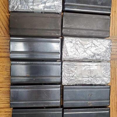 
#8130 â€¢ Ten 15 Round .30cal Magazines for M1 Carbine